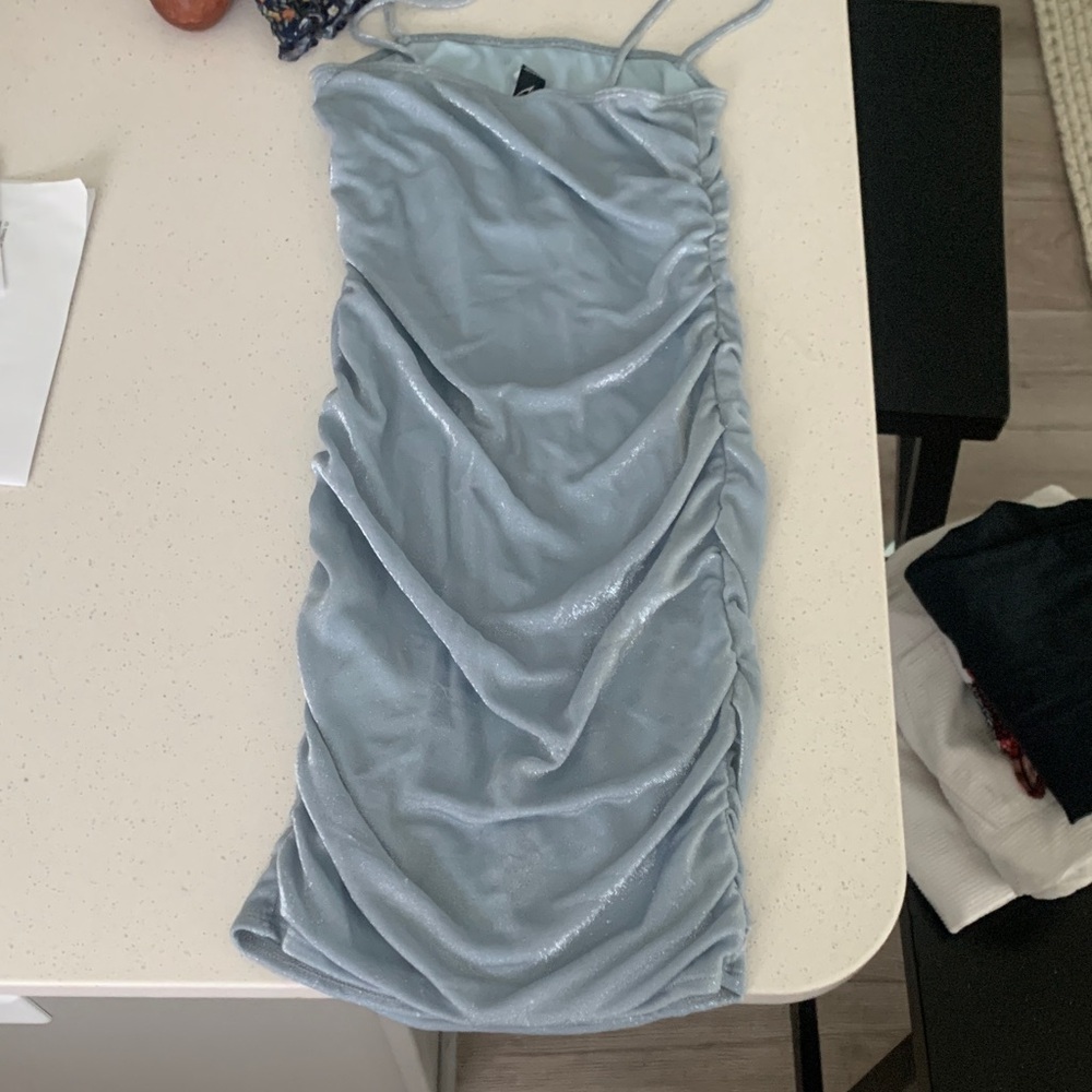Windsor Sky Blue Glitter Dress
